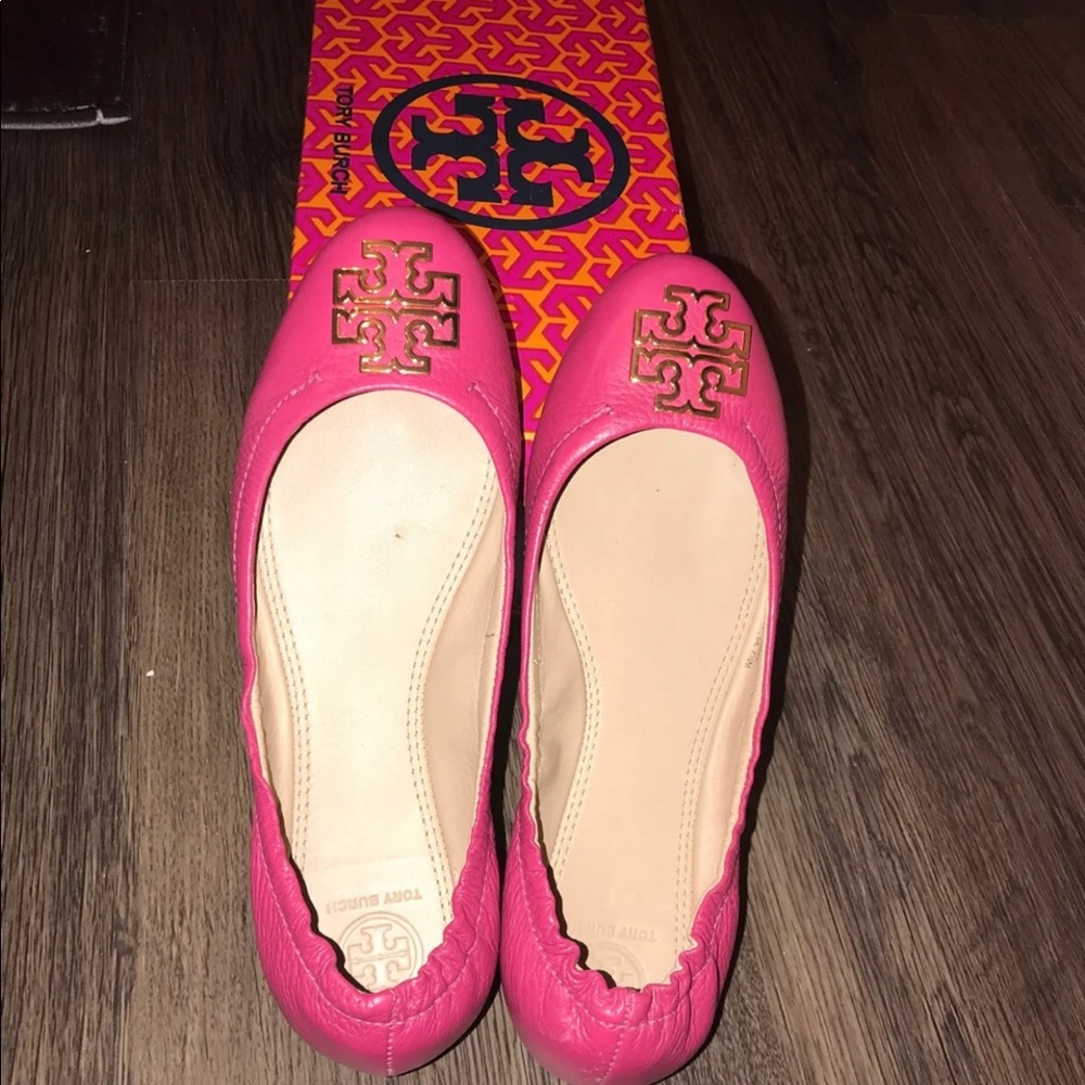 ❤️SOLD❤️Pink Tory Burch Flats